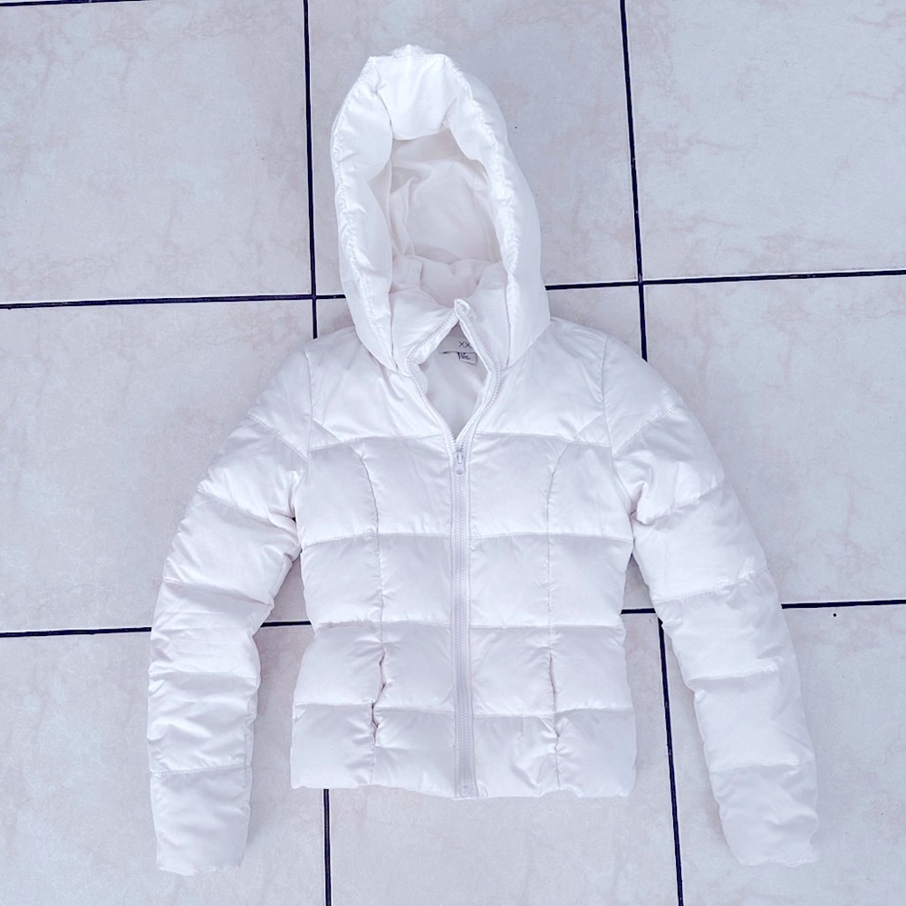 SOLD! White Puffer Jacket